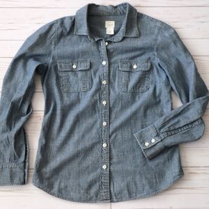 JCREW chambray shirt